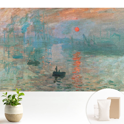 Tapet foto decorativ Apus de soare în port