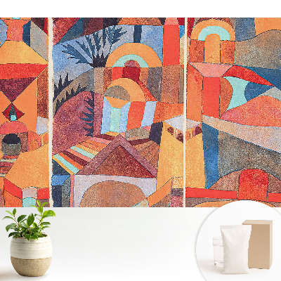 Fototapet pentru living Geometrie colorată