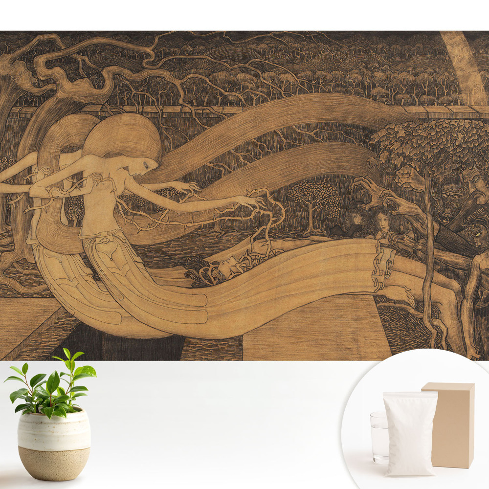 Fototapet vlies pentru living Stilul Art Nouveau