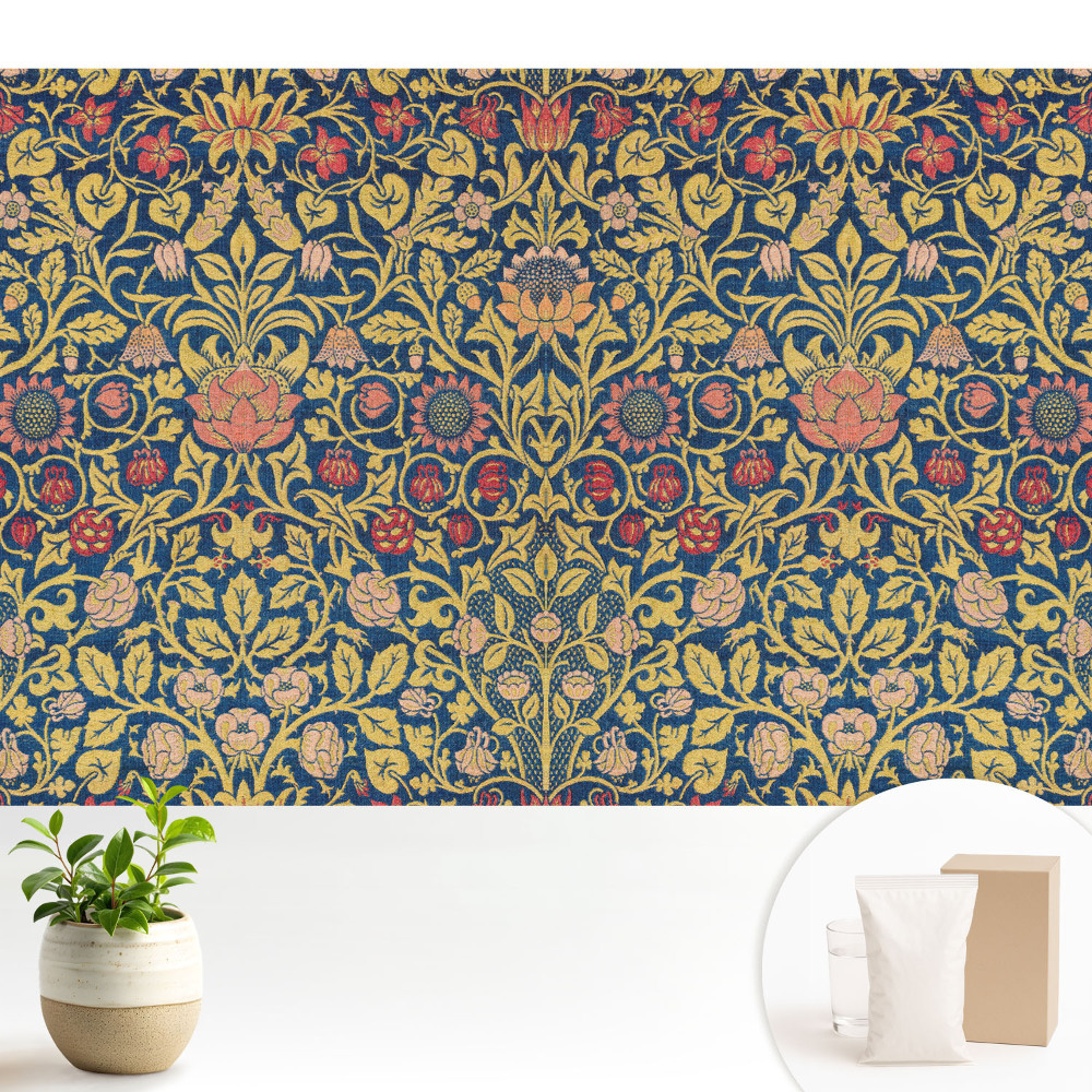Fototapet la comandă pentru living Model floral