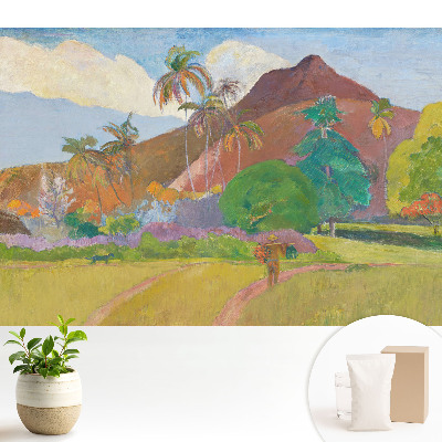 Tapet foto pe vlies Peisaj tropical cu palmieri