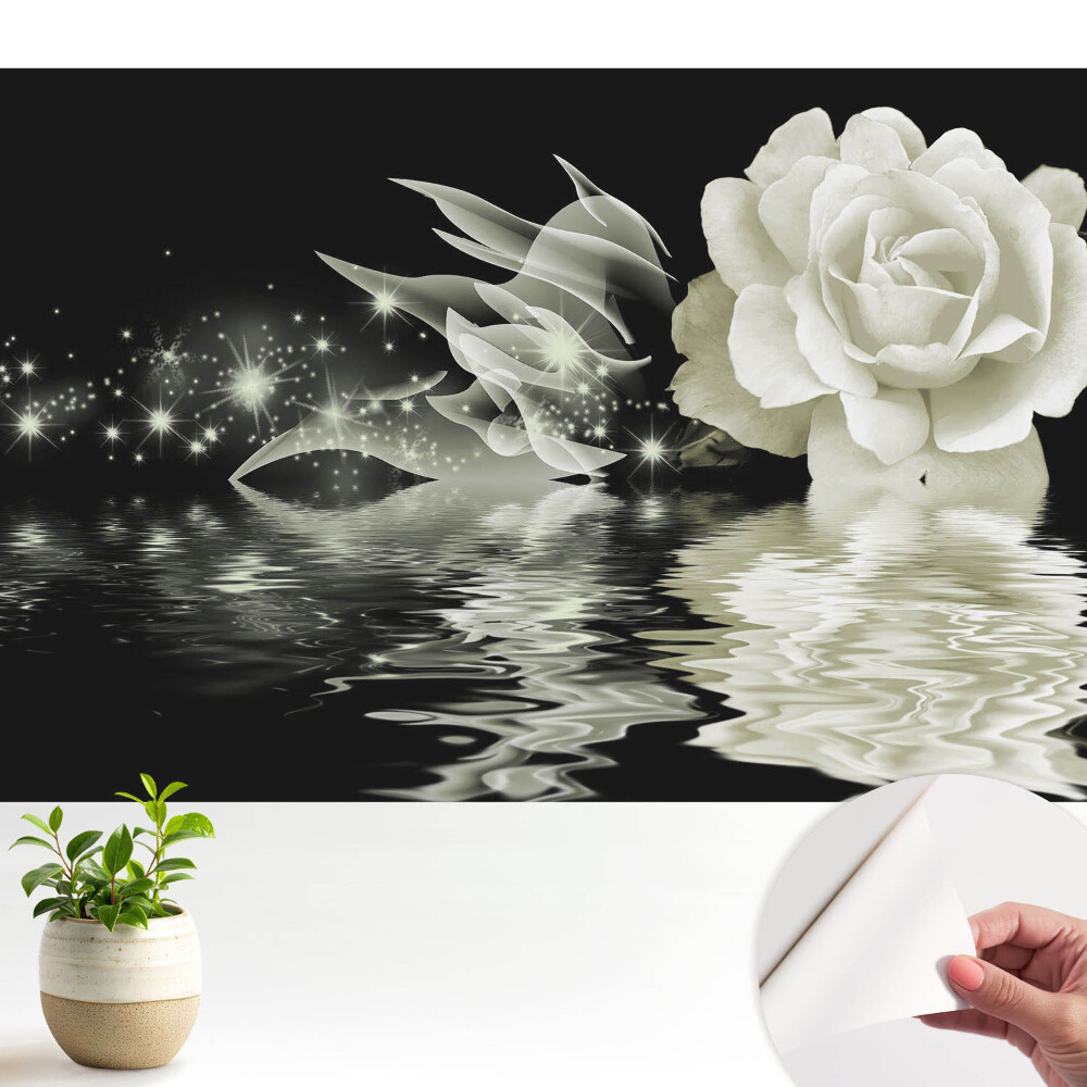 Fototapet pentru camera copiilor Strălucirea trandafirului magic