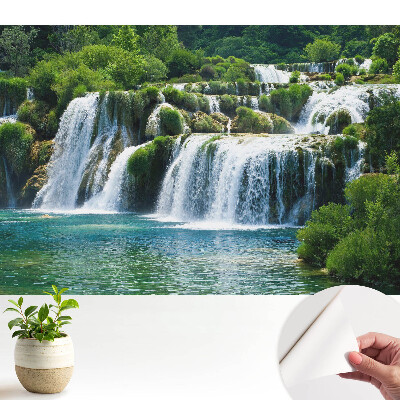 Fototapet pentru copii Liniștea unei cascade de pădure