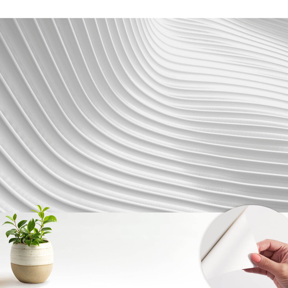 Tapet autocolant perete Minimalismul structurilor fluide