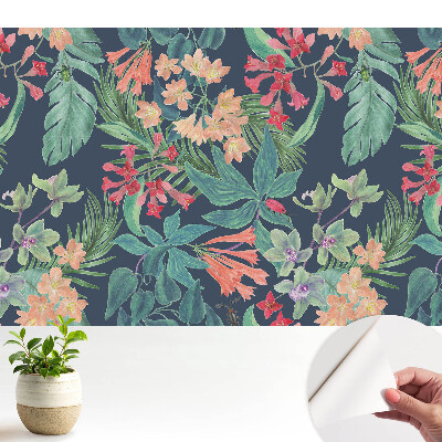 Fototapet autoadeziv pentru camera copiilor Demnitatea florilor tropicale