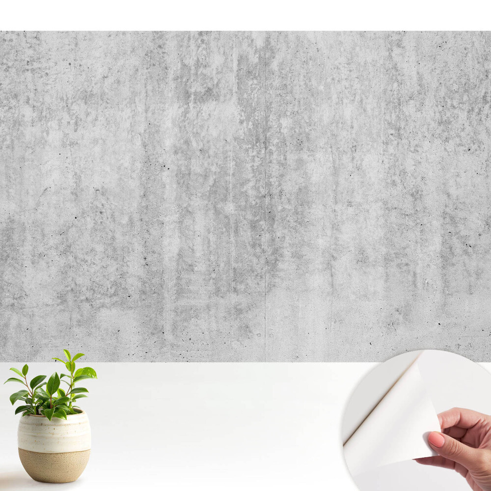Tapet autocolant perete Beton minimalist brut