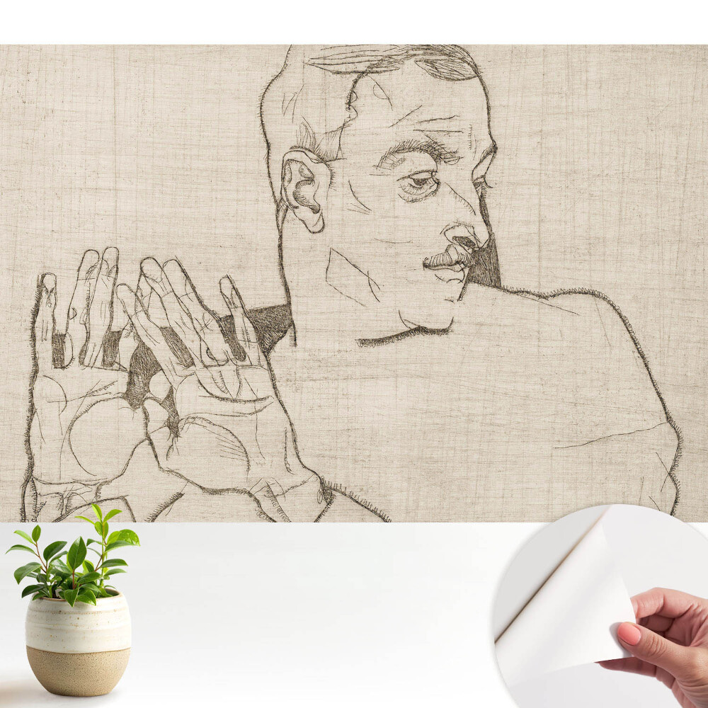 Fototapet pentru copii Schiță de gest minimalist