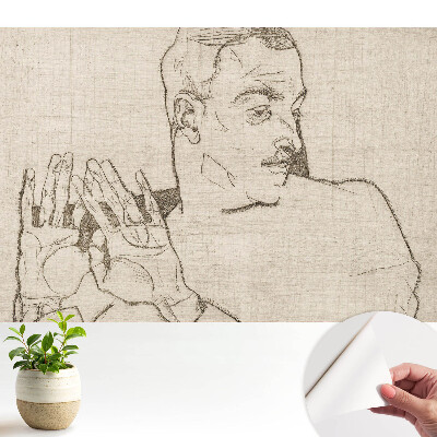 Fototapet pentru copii Schiță de gest minimalist