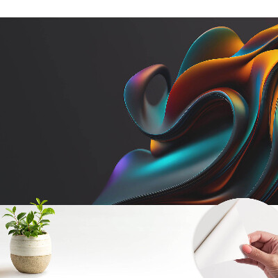 Tapet autocolant perete Vârtej abstract colorat