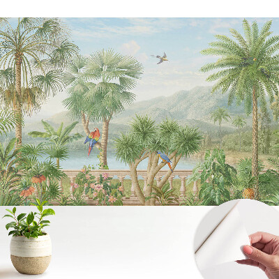 Fototapet pentru copii Vedere a unei oaze tropicale