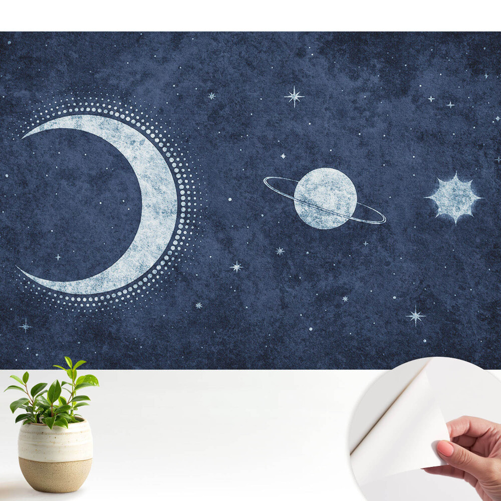 Fototapet autoadeziv Noaptea Lunii Cosmice