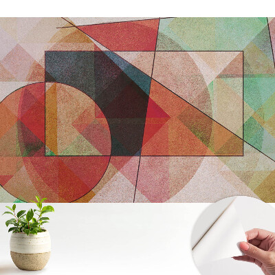 Fototapet autoadeziv pentru camera copiilor Culori inspirate ale formelor geometrice