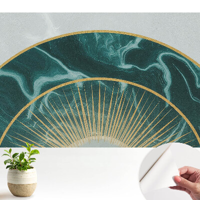 Fototapet pentru camera copiilor Marmură verde într-un decor elegant