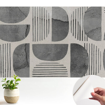 Fototapet autoadeziv pentru camera copiilor Minimalismul formelor geometrice moderne
