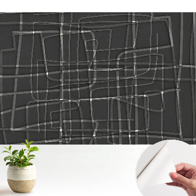 Fototapet pentru copii Ritm geometric pe un fundal întunecat