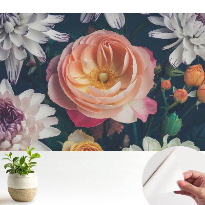 Fototapet pentru camera copiilor O viziune clasică a florilor dezumflate