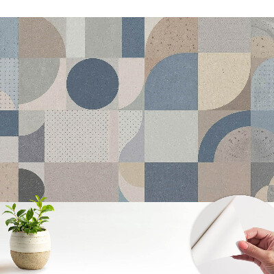 Tapet vinil Ritmul subtil al modelelor geometrice