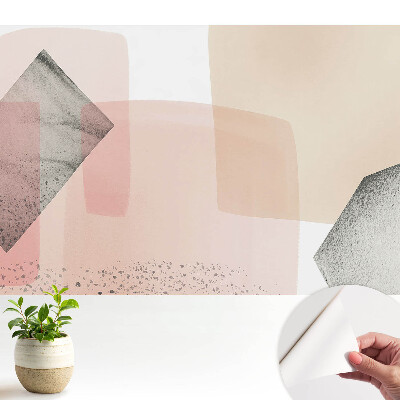 Fototapet autocolant Geometrie pastelată a formelor subtile