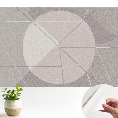 Tapet vinil Ordine geometrică în culori discrete