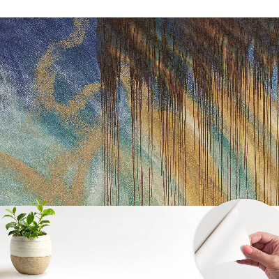 Tapet vinil O împletire colorată de linii abstracte