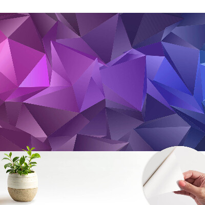 Fototapet autoadeziv pentru camera copiilor O ordine multicoloră de figuri geometrice