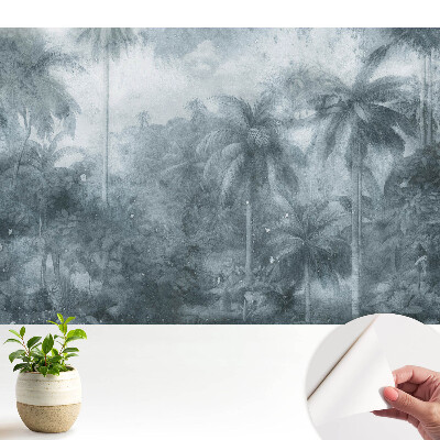 Fototapet pentru camera copiilor Verde tropical clasic