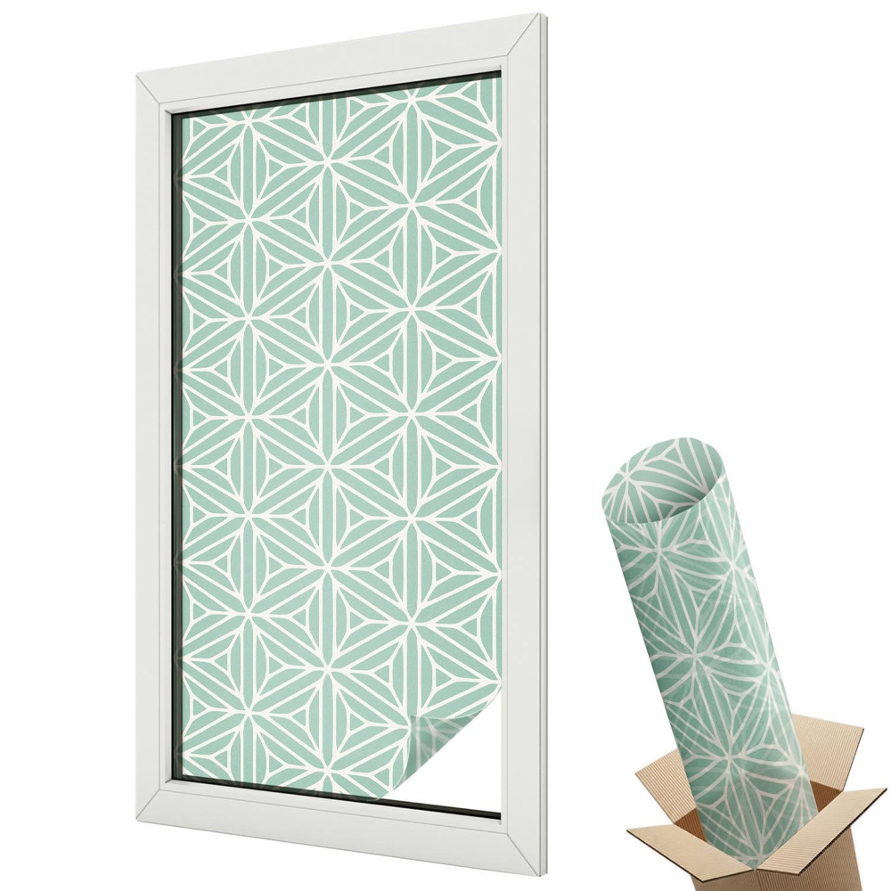 Autocolant geam termopan Forme geometrice într-un stil modern