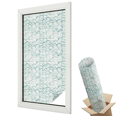 Folie geamuri decorativă vitraliu Modele arcuite minimalism pace