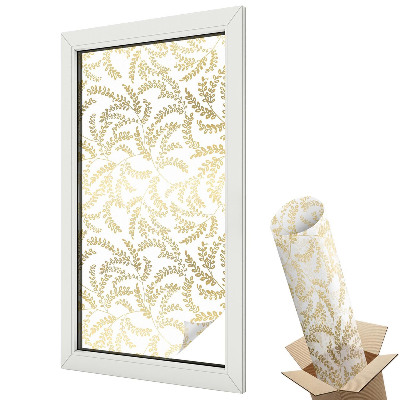 Folie geam să nu se vadă din exterior Armonie și eleganță a frunzelor galbene