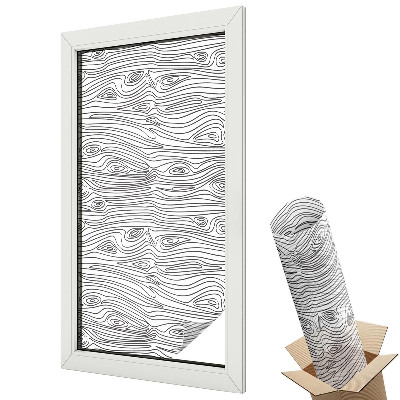 Folie pentru geamuri Simplitatea modernă a lemnului