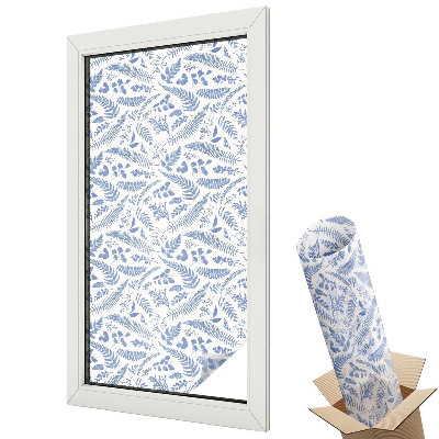 Folie pentru geamuri Compoziție vegetală pentru o atmosferă relaxantă