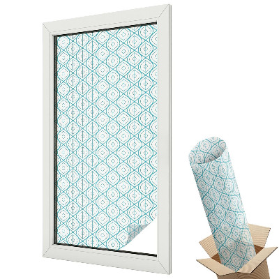 Folie geam să nu se vadă din exterior Modele ovale geometrice