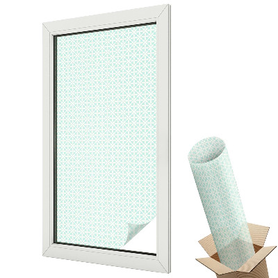 Autocolant geam termopan Prospețime de simetrie a modelului floral