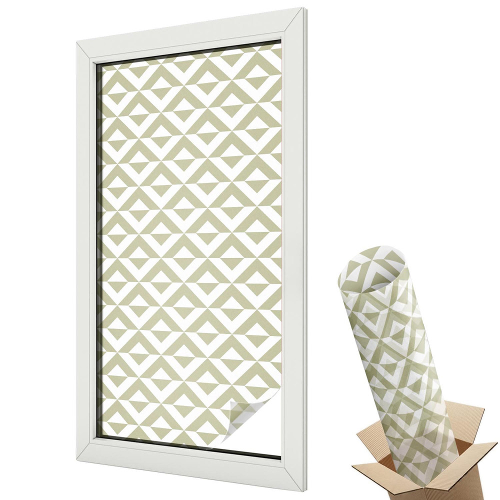 Autocolant geam termopan Romburi geometrice, delicate și armonioase