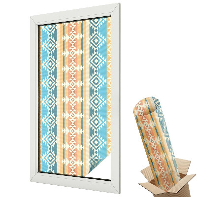 Autocolant geam termopan Compoziție etnică modelată