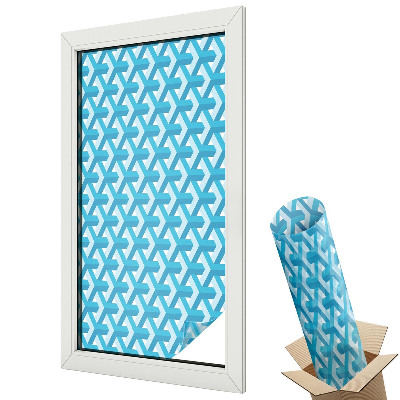 Autocolant geam termopan Cuburi geometrice moderne