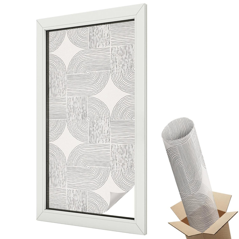 Folie geam să nu se vadă din exterior Model geometric simetrie elegantă