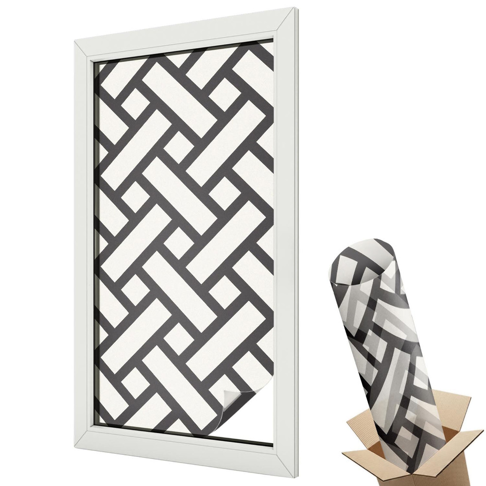 Folie pentru geamuri Armonie elegantă a modelului geometric