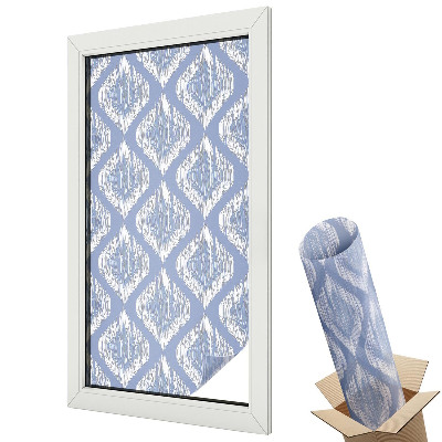 Folie geamuri decorativă vitraliu Un model geometric cu o notă proaspătă