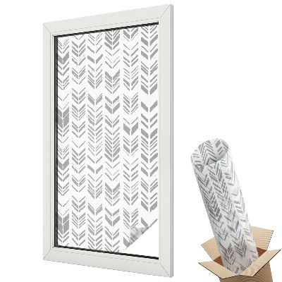 Folie geam să nu se vadă din exterior Model modern de săgeată într-un stil luminos