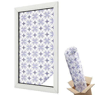 Folie geam să nu se vadă din exterior Motive geometrice violet