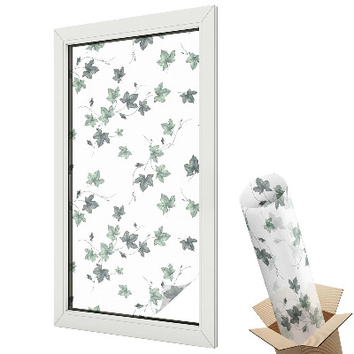 Folie geam să nu se vadă din exterior Frunze verzi de viță de vie, prospețime minimalistă