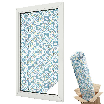 Autocolant geam termopan Rozete geometrice clasice