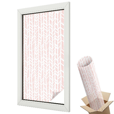 Autocolant geam termopan Model geometric subtil în spic de hering