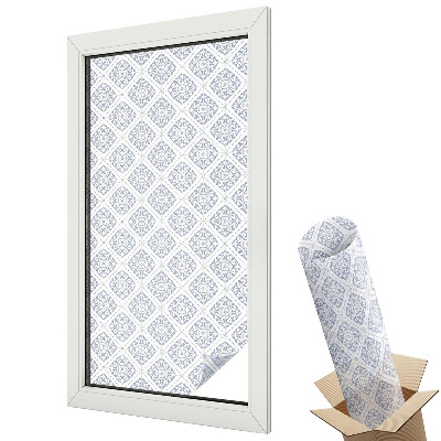 Folie geam să nu se vadă din exterior Compoziție simetrică cu modele clasice de rozete