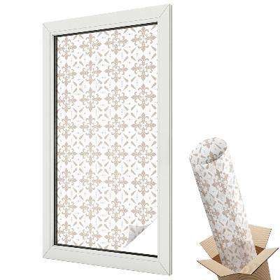 Folie geam să nu se vadă din exterior Ornamente clasice, simetrie armonioasă