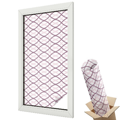 Folie pentru geamuri Eleganța geometrică a liniilor simetrice