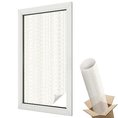 Folie geamuri decorativă vitraliu Model geometric minimalist de arc