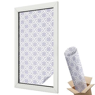 Folie pentru geamuri Cercuri geometrice, minimalism violet