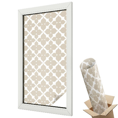 Folie geamuri decorativă vitraliu Armonie abstractă geometrie modernă